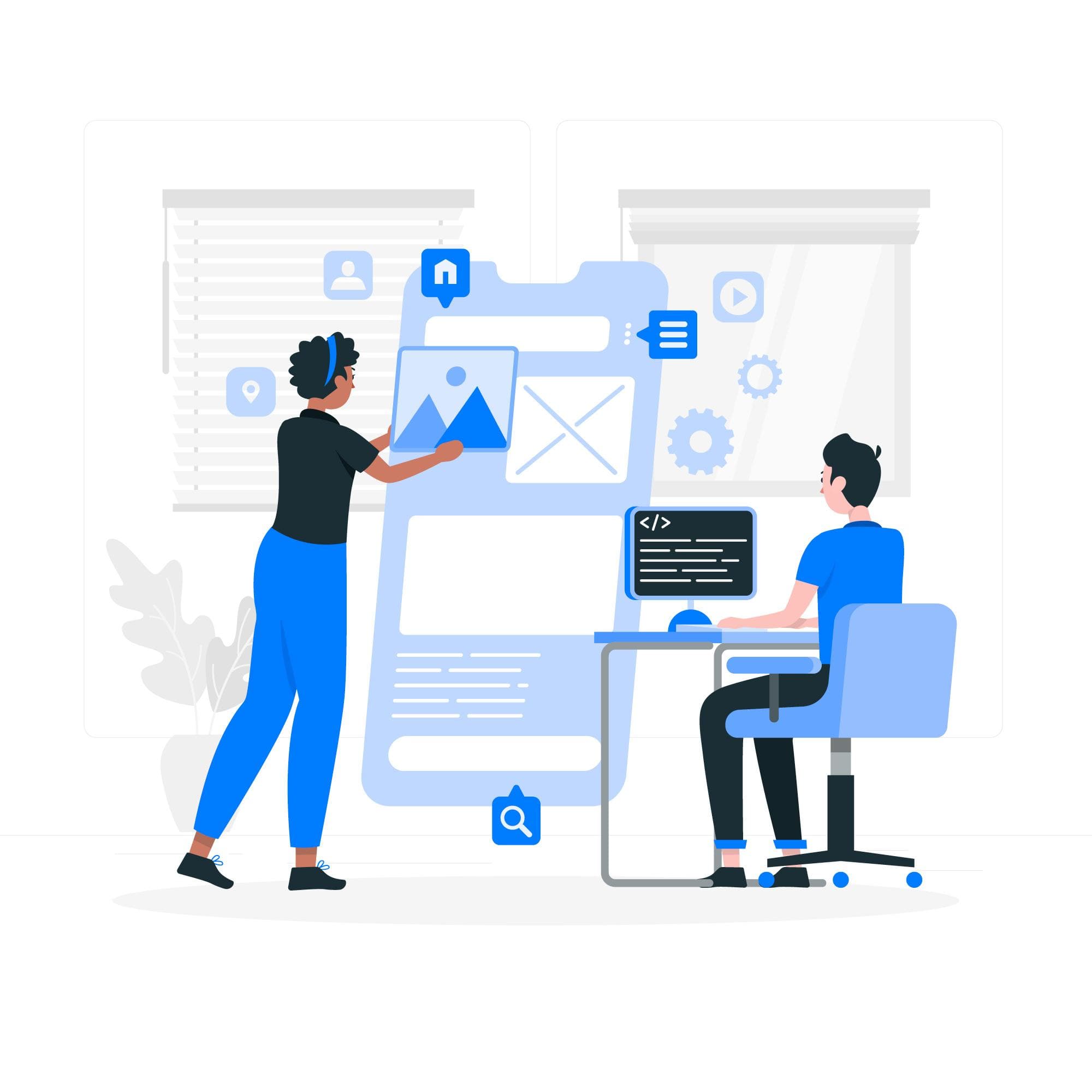 What do custom website design services include?
