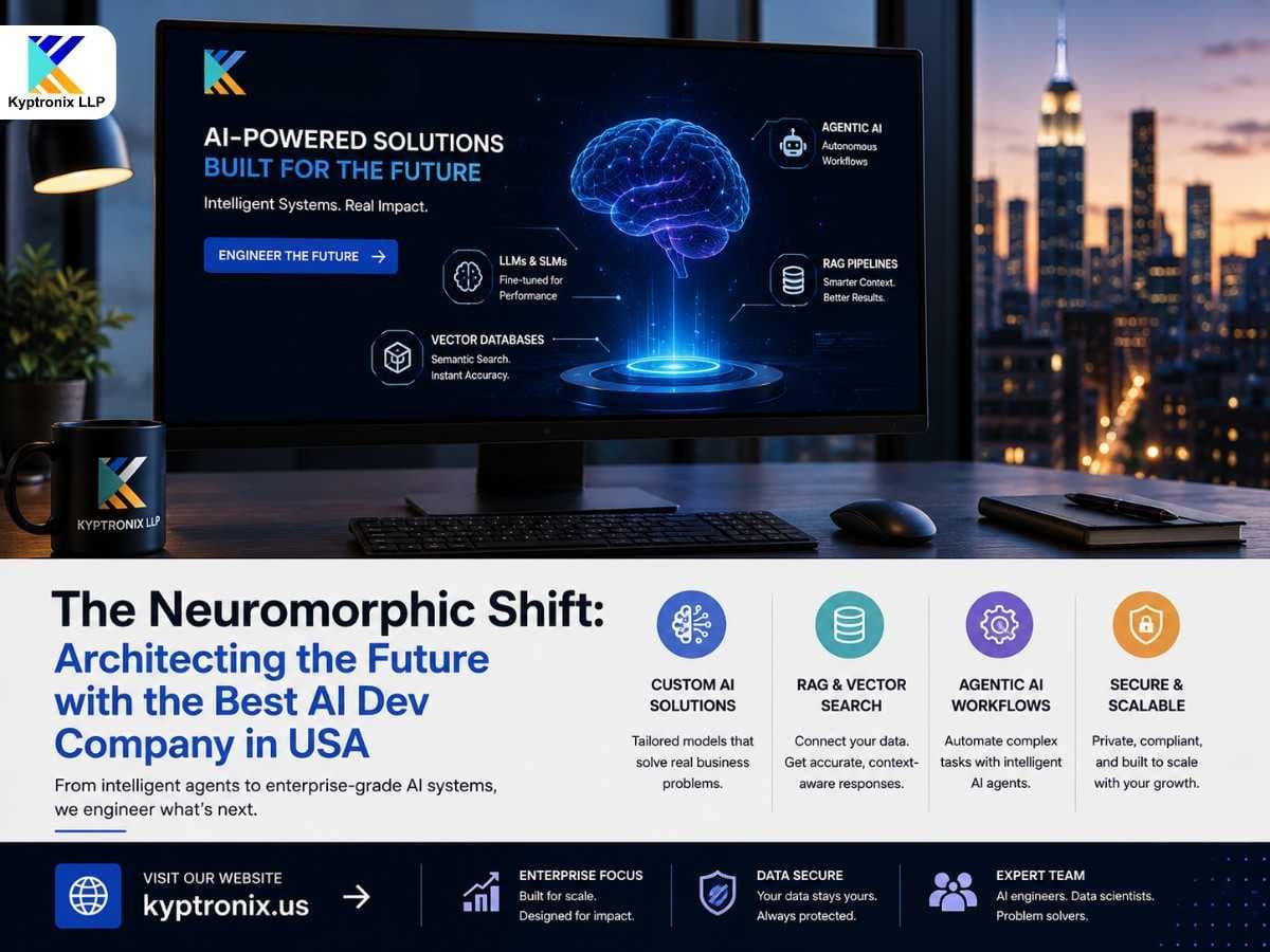 The Neuromorphic Shift: Architecting the Future with the Best AI Dev Company in USA