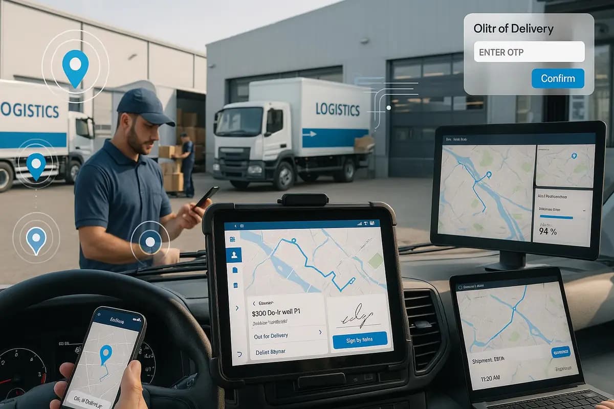 FleetXpress Logistics app project by Kyptronix